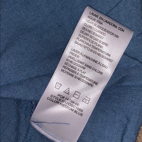NWT Joe’s Collection Chambray Off Shoulder Top M - Picture 6 of 7
